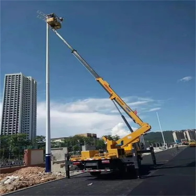 胶州维修路灯的曲臂升降车出租